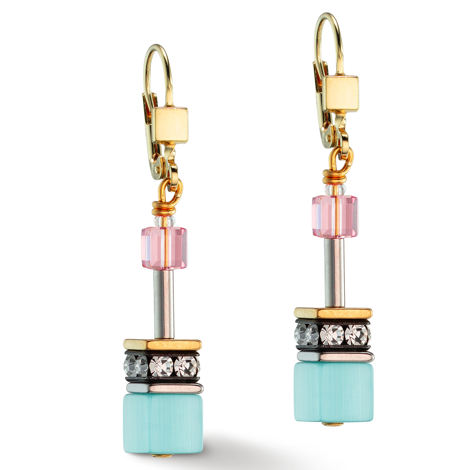 Boucles d'oreilles GeoCUBE® Iconic Gentle multicolore