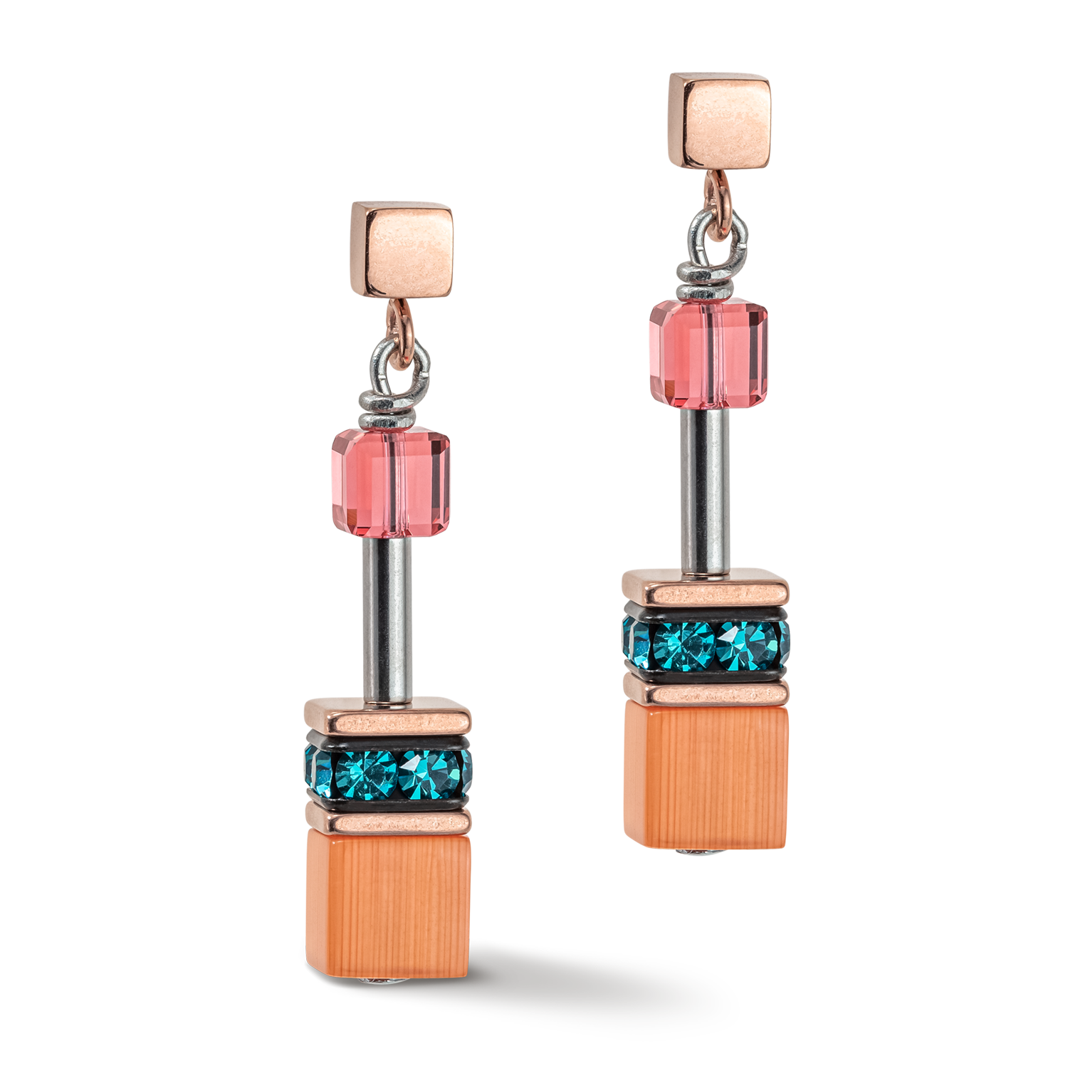 Boucles d'oreille GeoCUBE® Iconic Multicolour Expressive