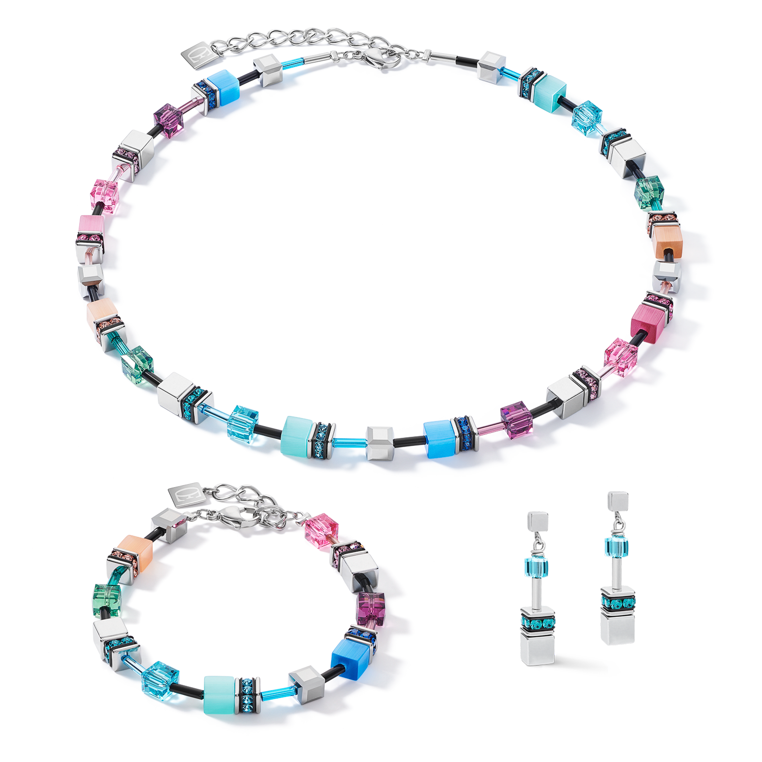 Bracelet GeoCUBE® multicolore fresh vintage
