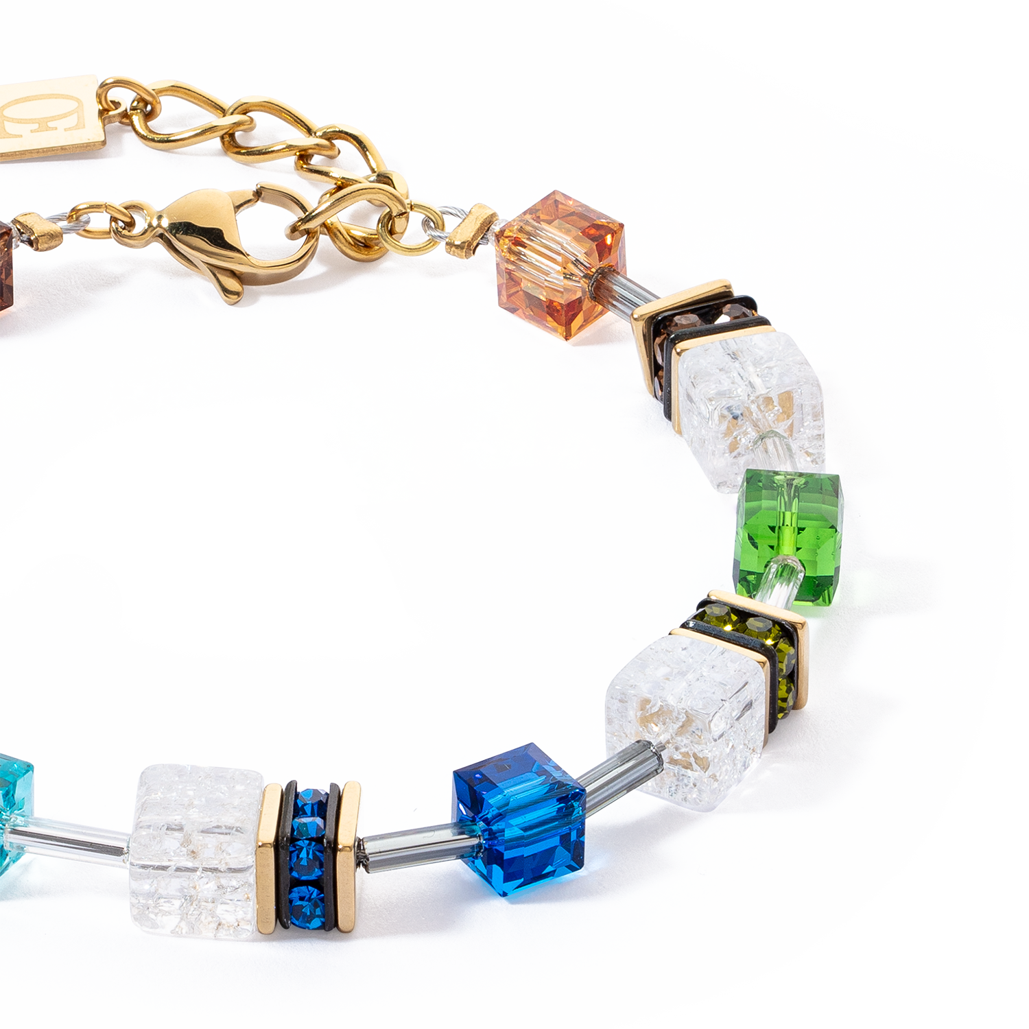 Bracelet GeoCUBE® Iconic Nature multicolore or