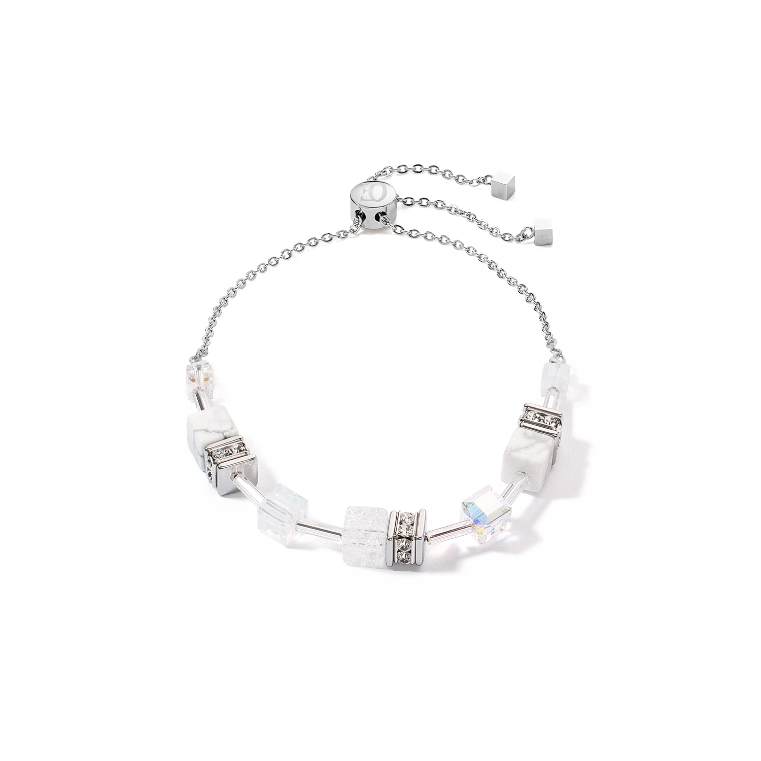 Bracelet GeoCUBE® Iconic Nature Chain blanc