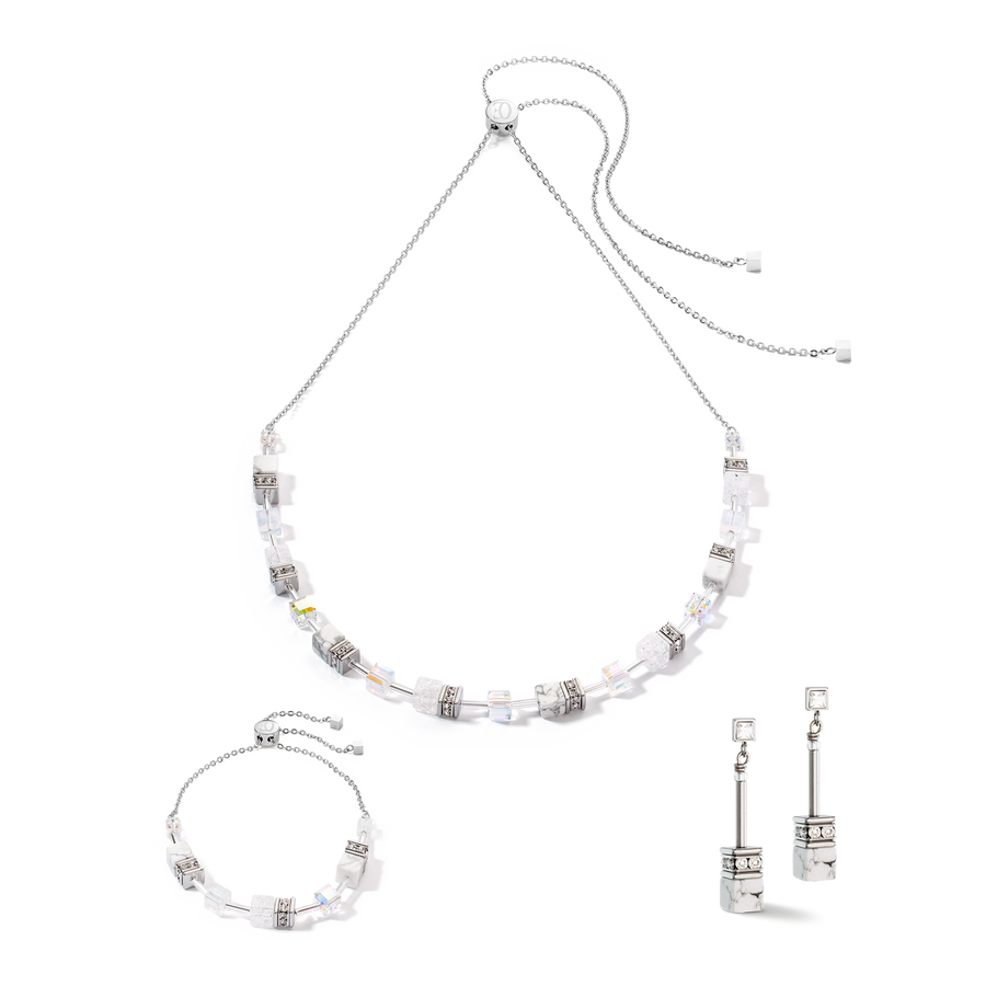 Bracelet GeoCUBE® Iconic Nature Chain blanc
