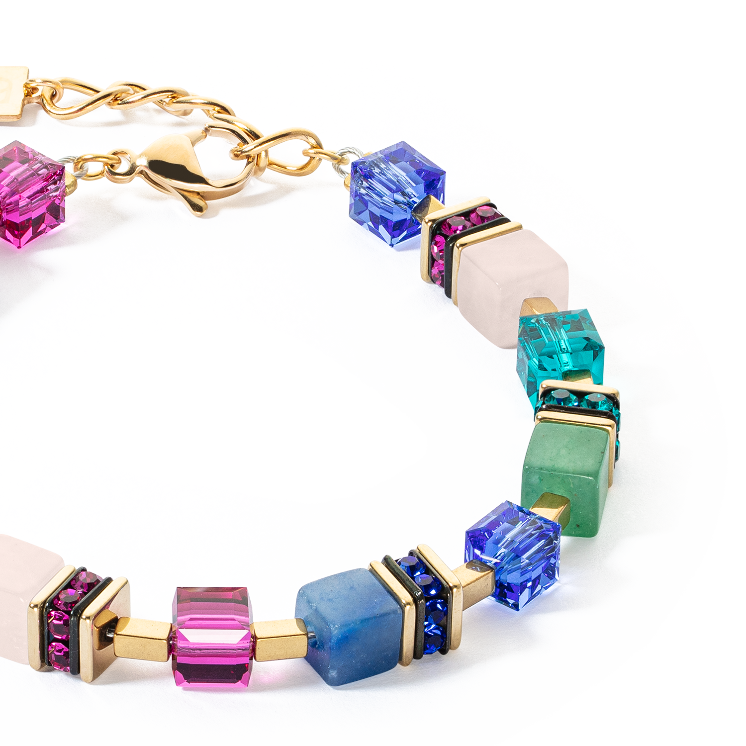 Bracelet GeoCUBE® Precious Statement or-multicolore