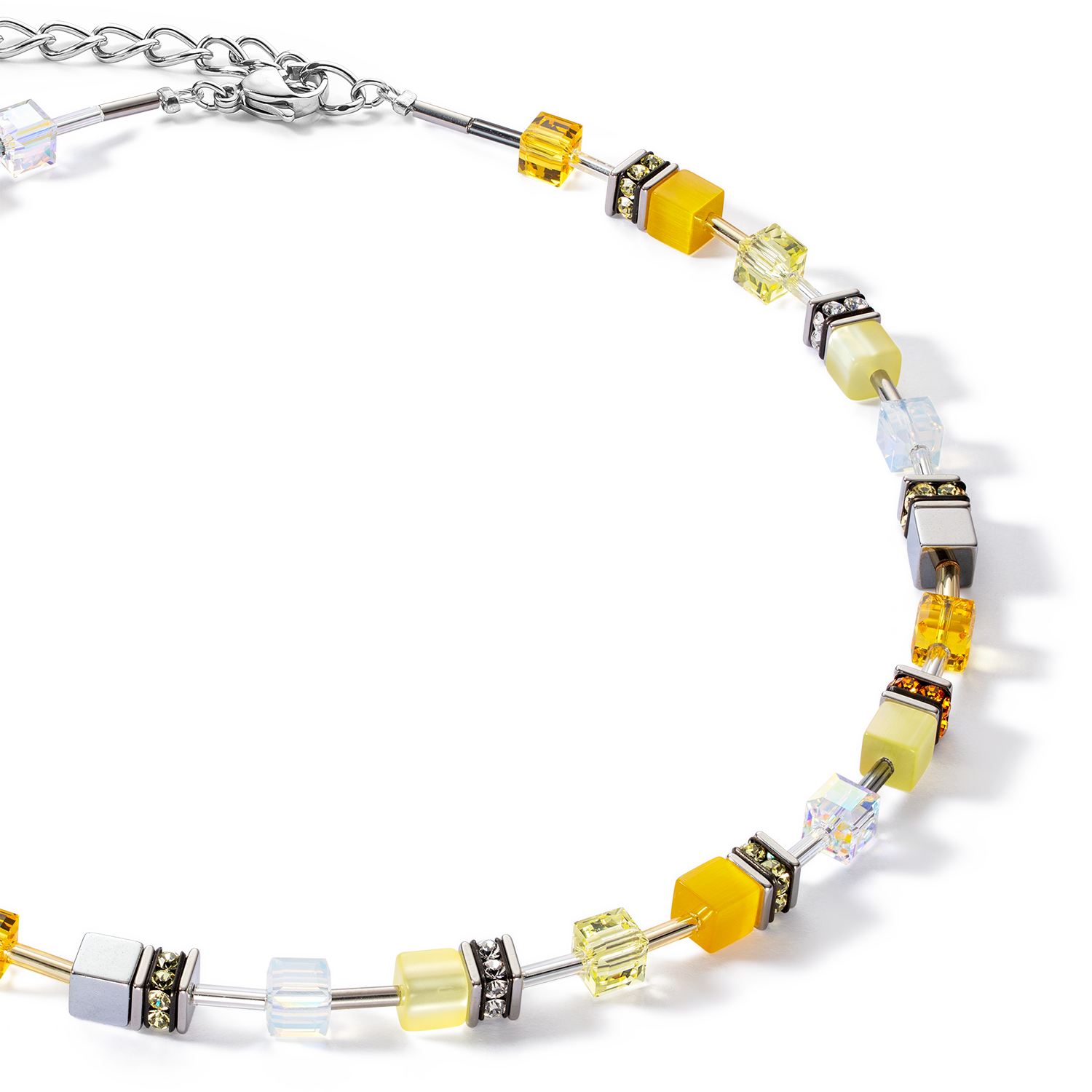 GeoCUBE® Iconic Joyful Colours Collier jaune