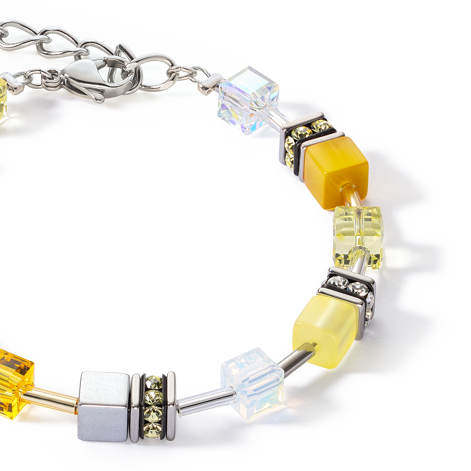 GeoCUBE® Iconic Joyful Colours Bracelet jaune