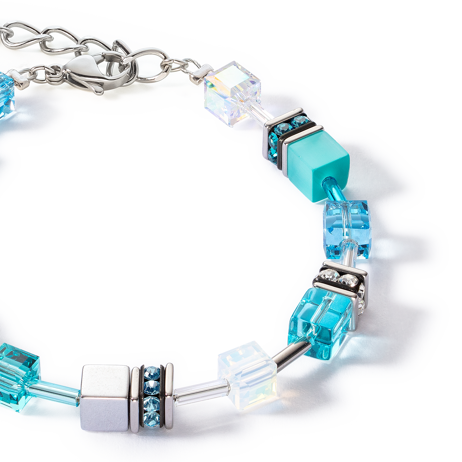 GeoCUBE® Iconic Joyful Colours Bracelet turquoise