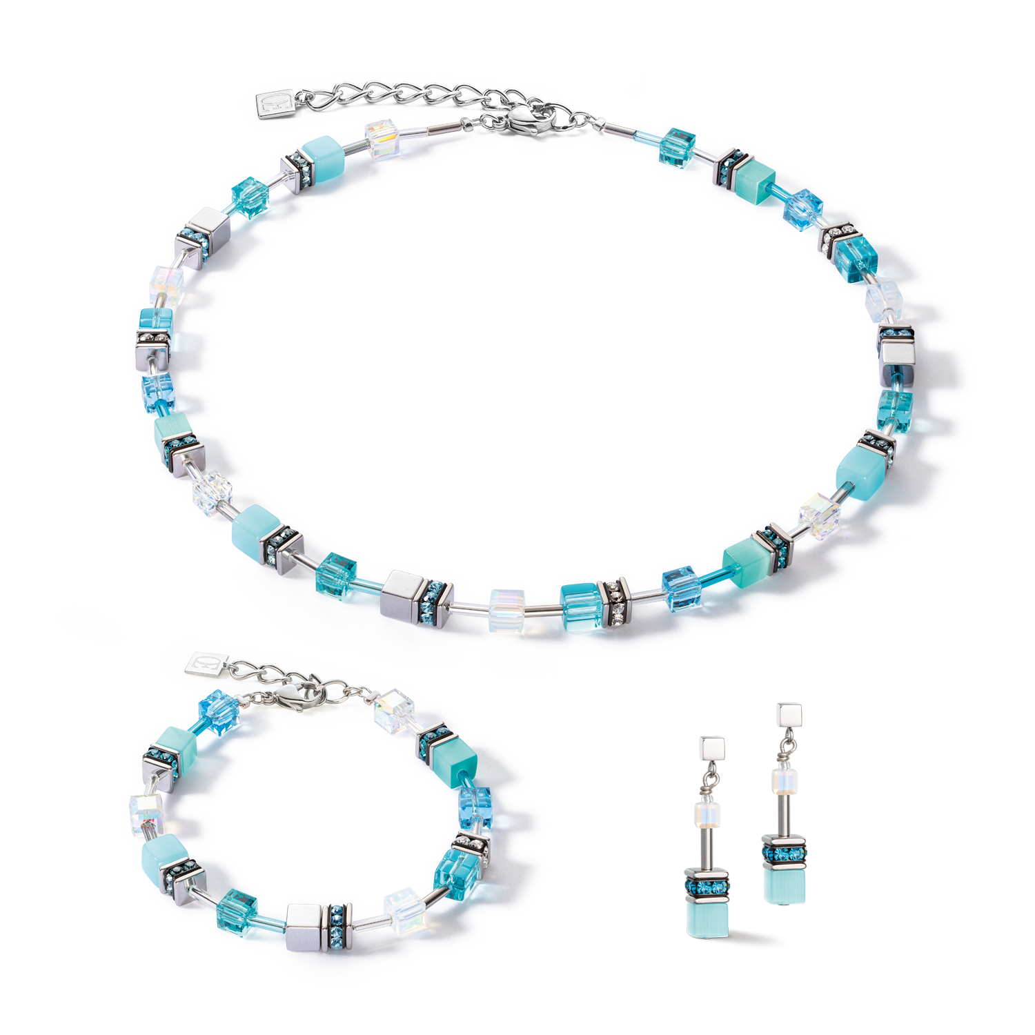 GeoCUBE® Iconic Joyful Colours Bracelet turquoise