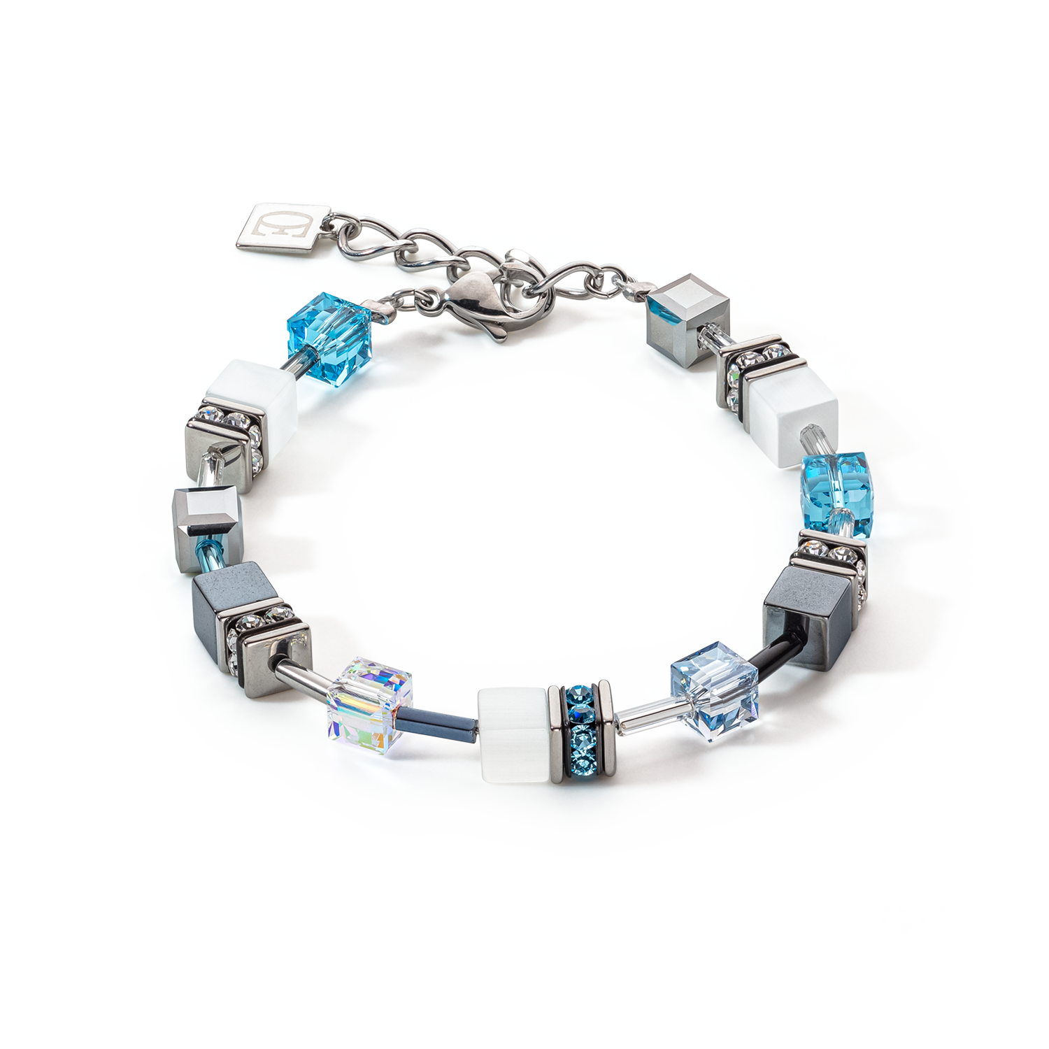 Bracelet GeoCUBE® Iconic Monochrome aqua