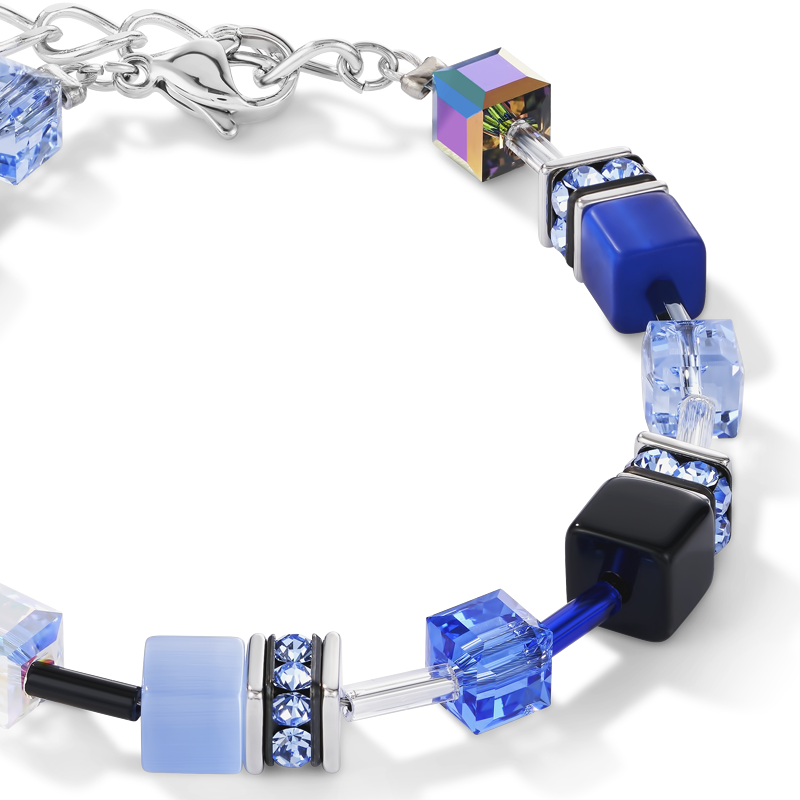 Bracelet GeoCUBE® bleu cobalt