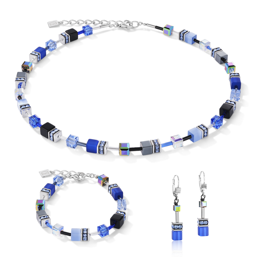 Bracelet GeoCUBE® bleu cobalt