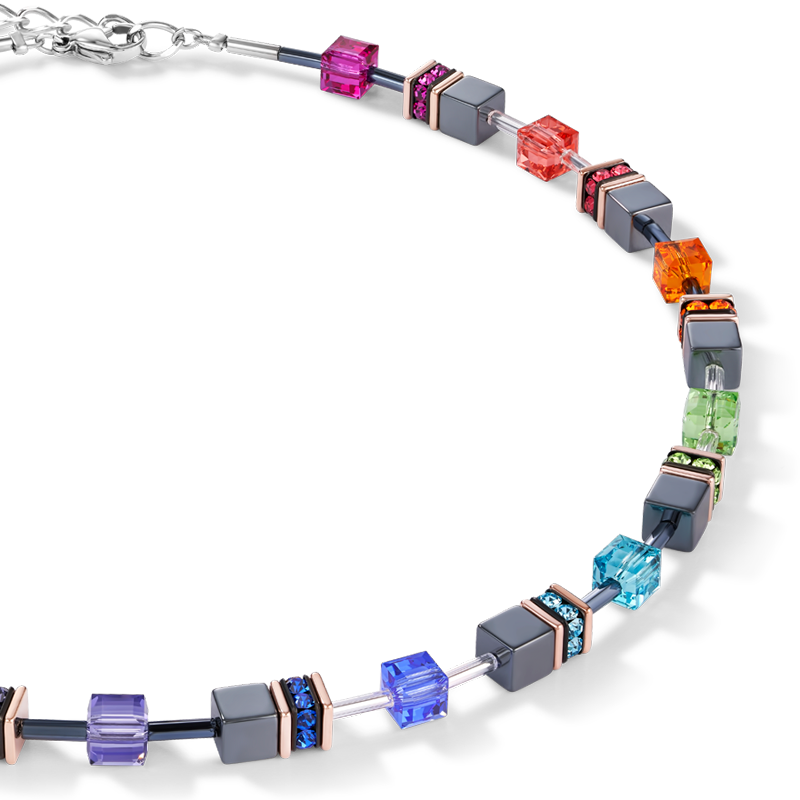 Collier GeoCUBE® multicolore