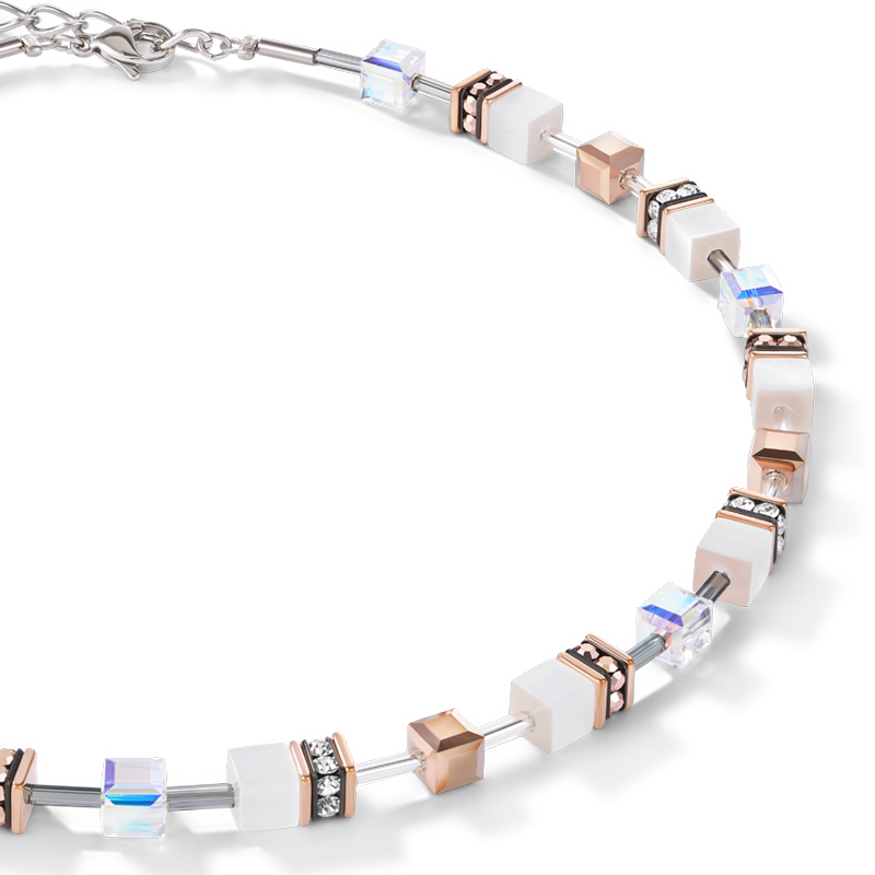 Collier GeoCUBE® blanc