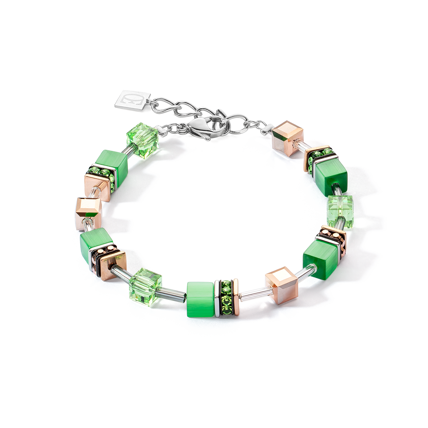 Bracelet GeoCUBE® Iconic monochrome vert