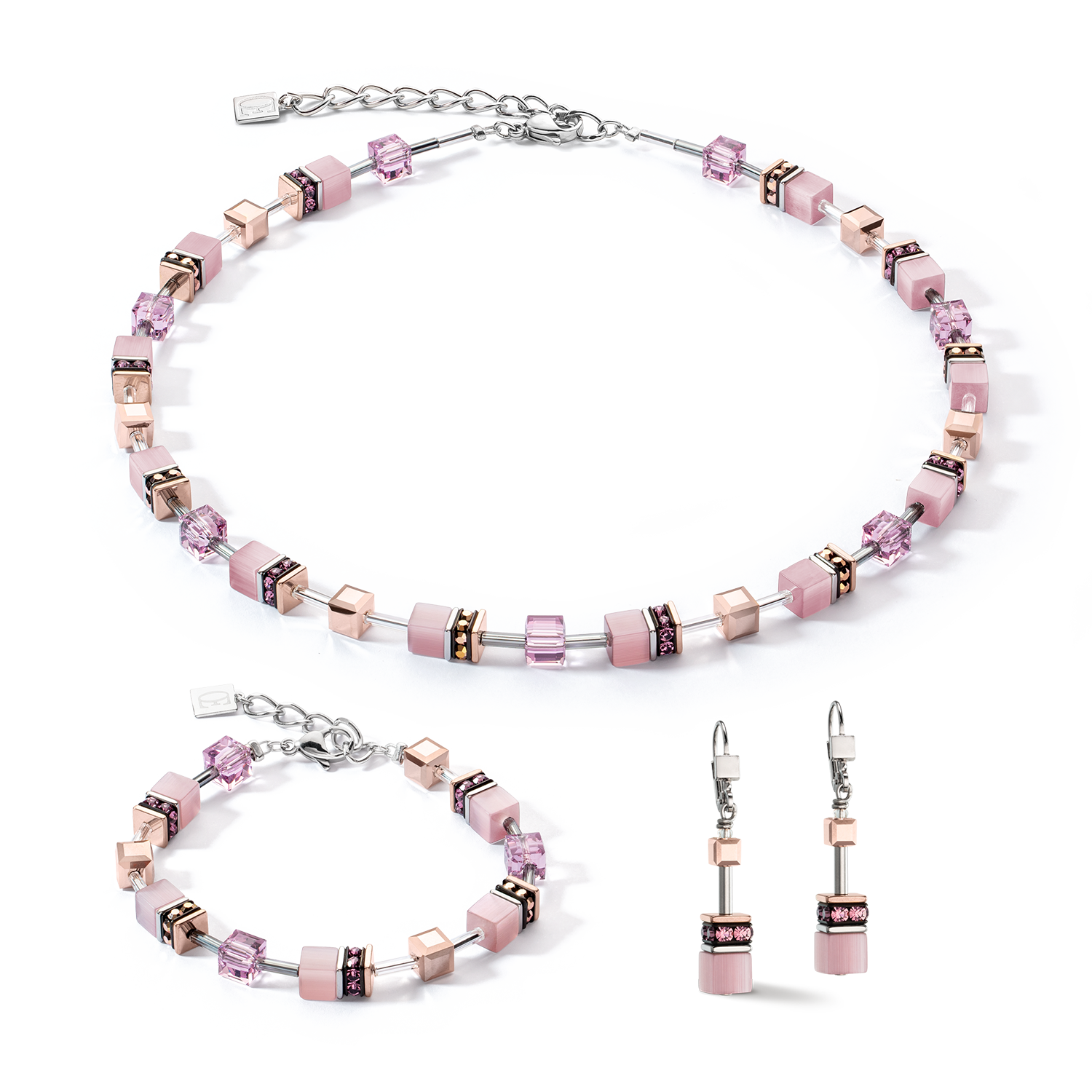 Bracelet GeoCUBE® Iconic monochrome lilas