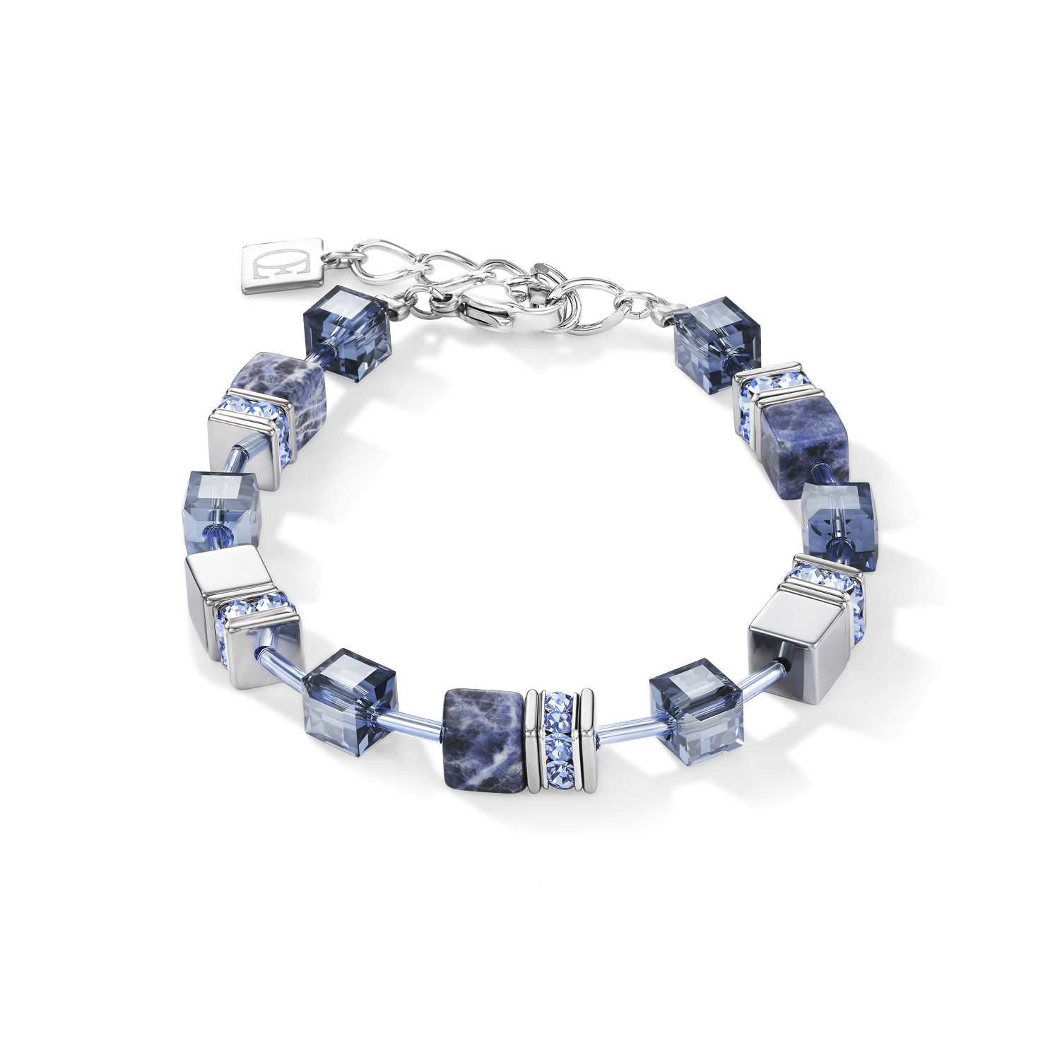 Bracelet GeoCUBE® sodalite & hématite bleu