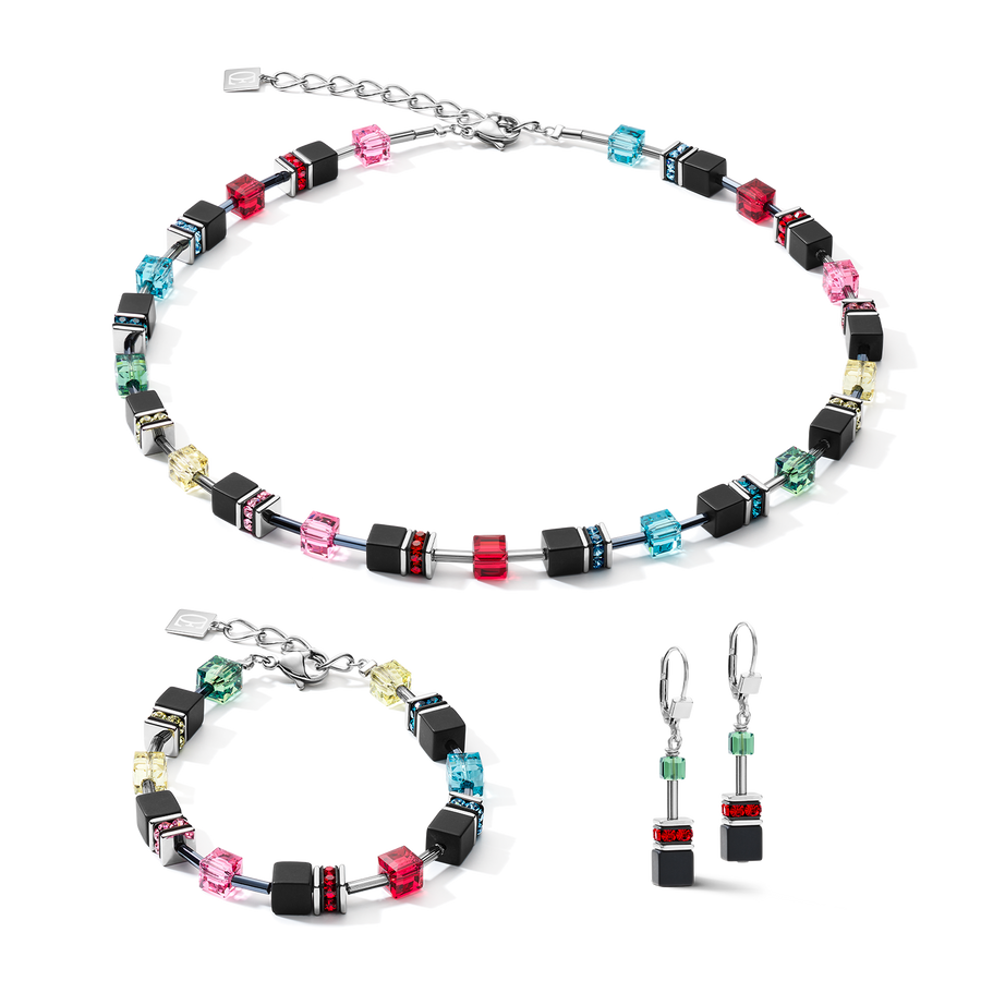 Bracelet GeoCUBE® onyx multicolore Pop Art