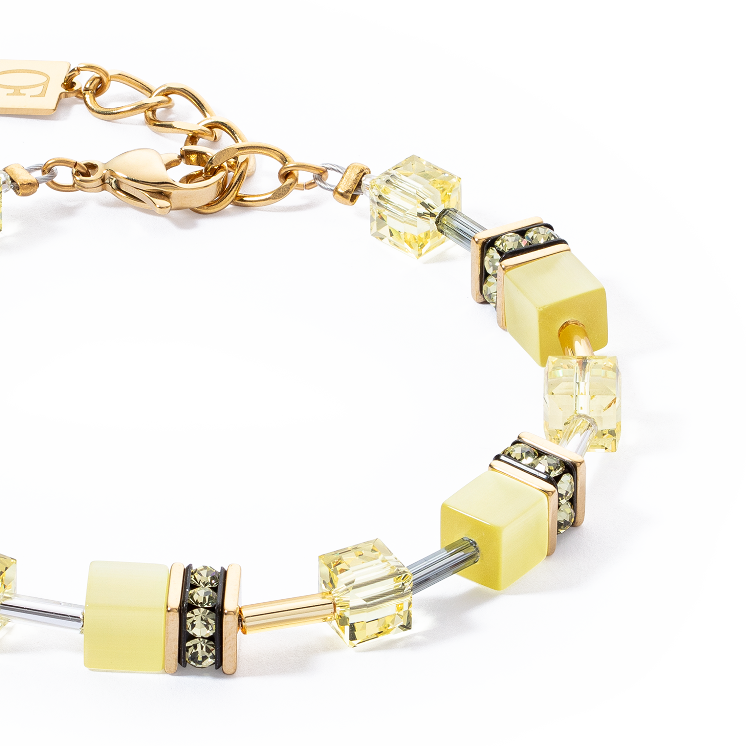 Bracelet GeoCUBE® Iconic Mono Or jaune