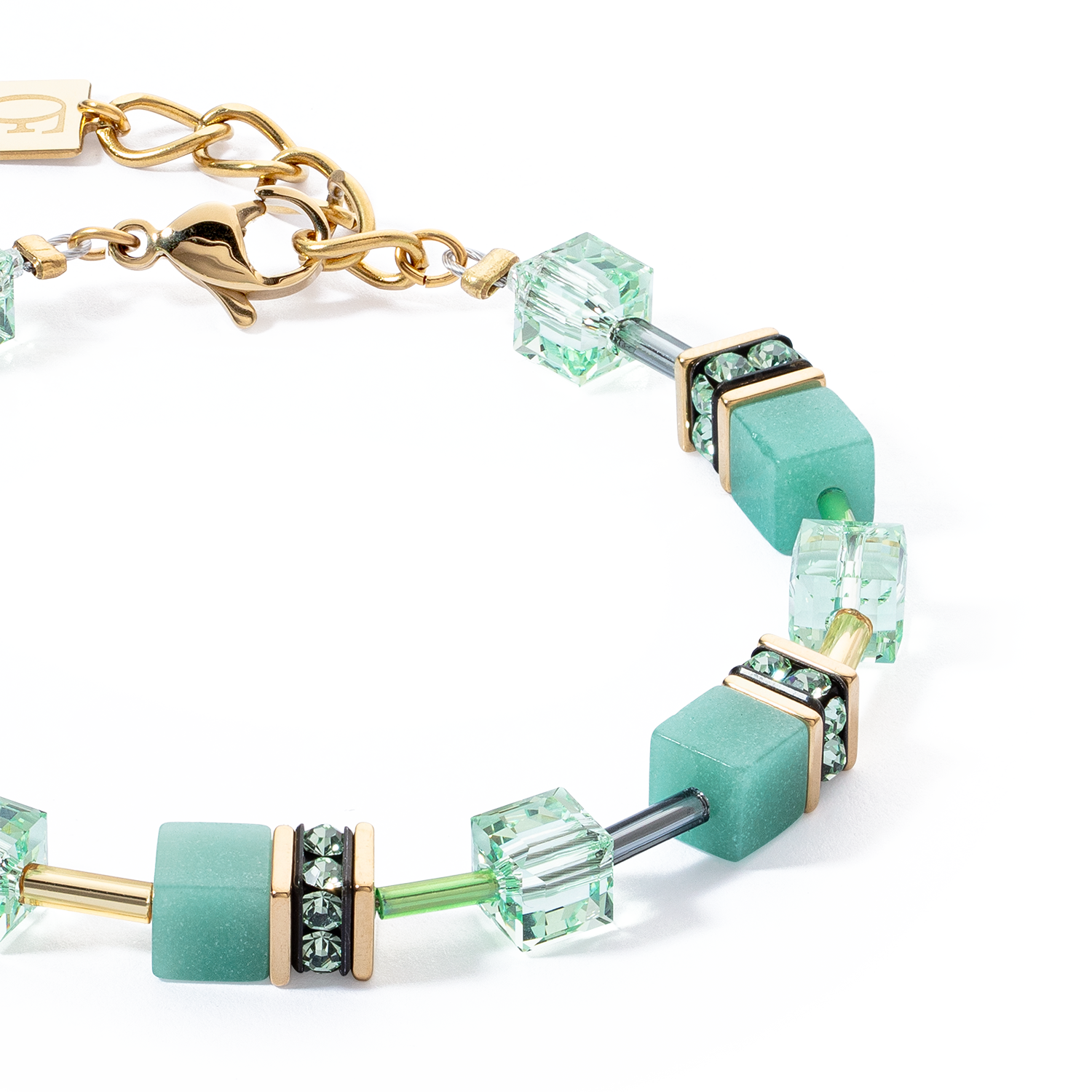 Bracelet GeoCUBE® Iconic Mono Or vert