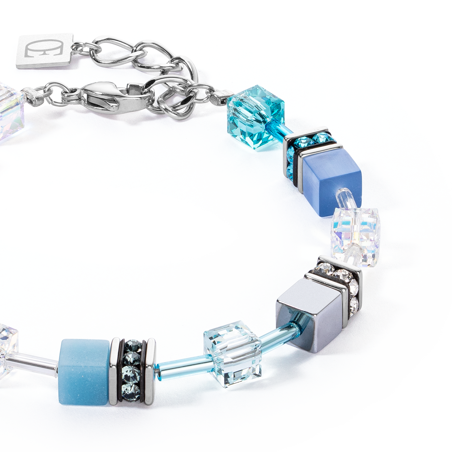 Bracelet GeoCUBE® Iconic bleu-rose