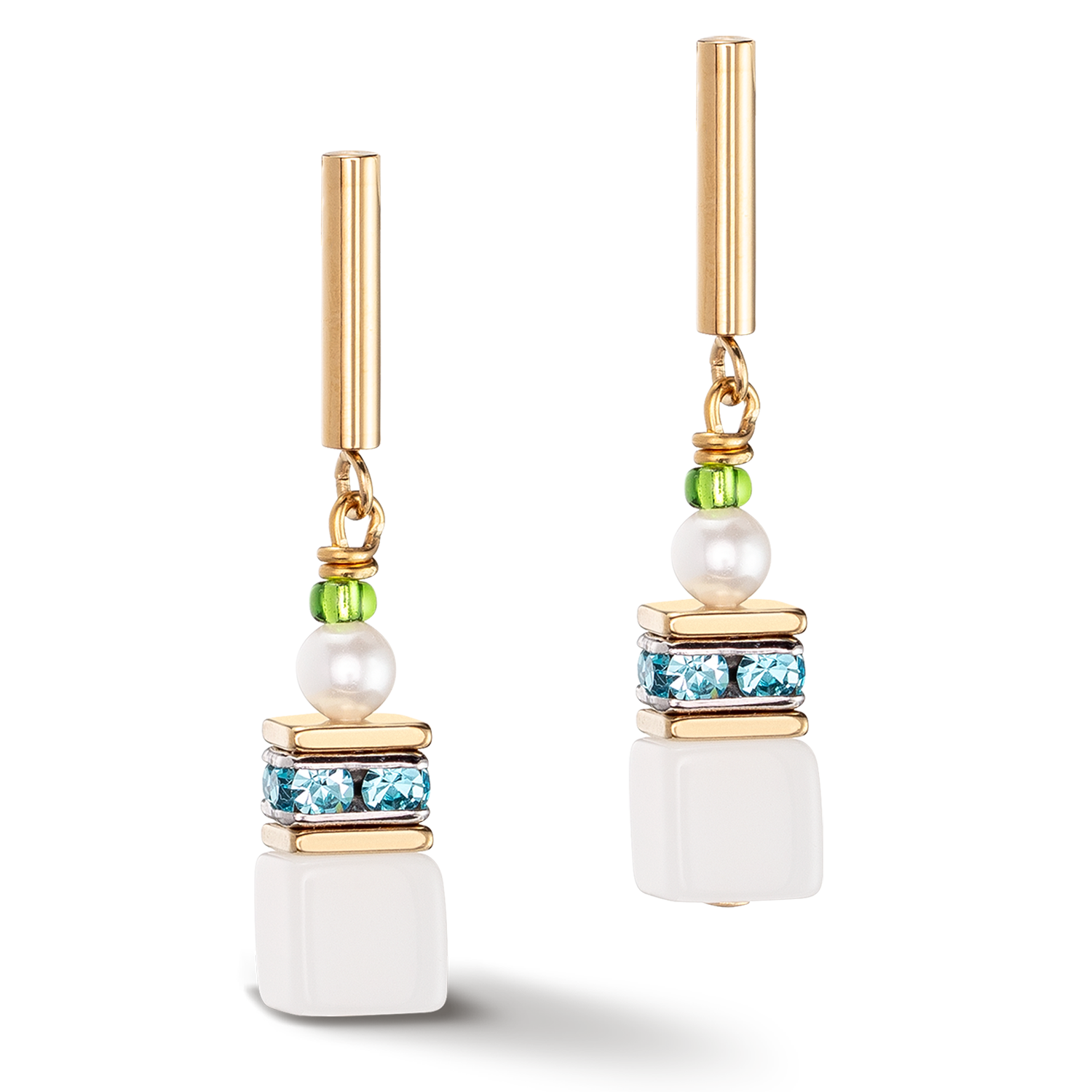 Boucles d'oreilles GeoCUBE® Fusion Festive multicolore