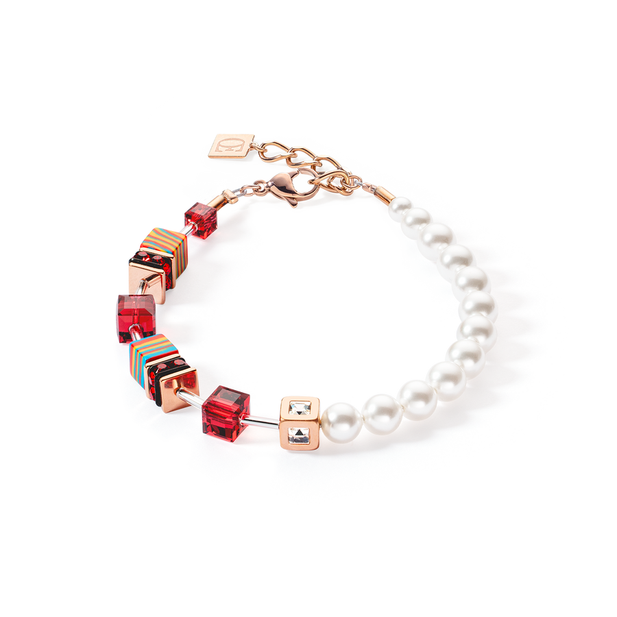 Bracelet GeoCUBE® Fusion Festive rouge