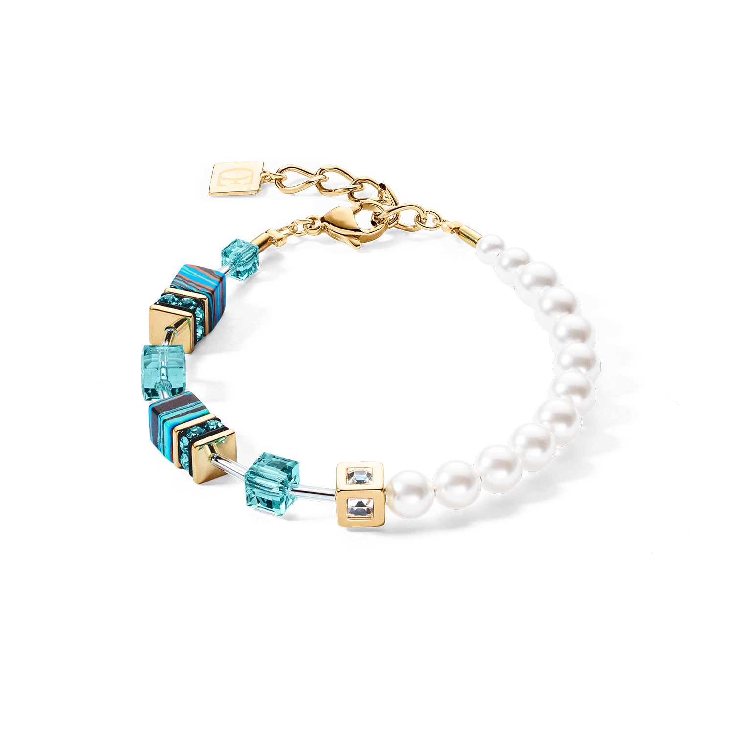 Bracelet GeoCUBE® Fusion Festive turquoise