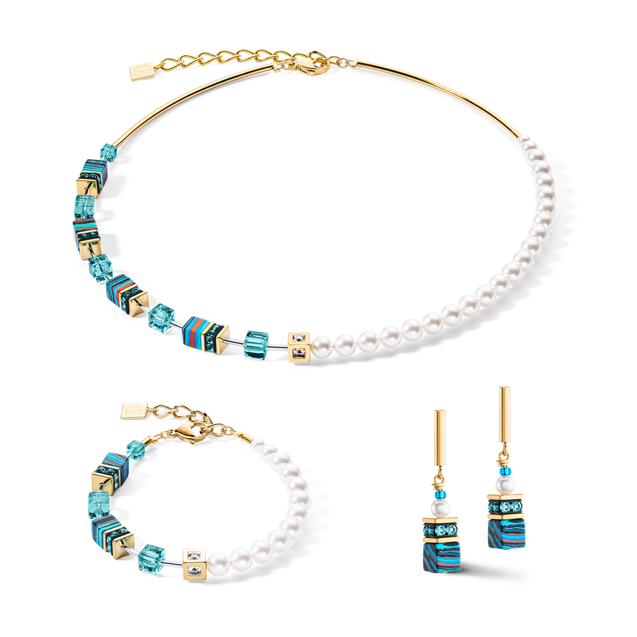 Bracelet GeoCUBE® Fusion Festive turquoise