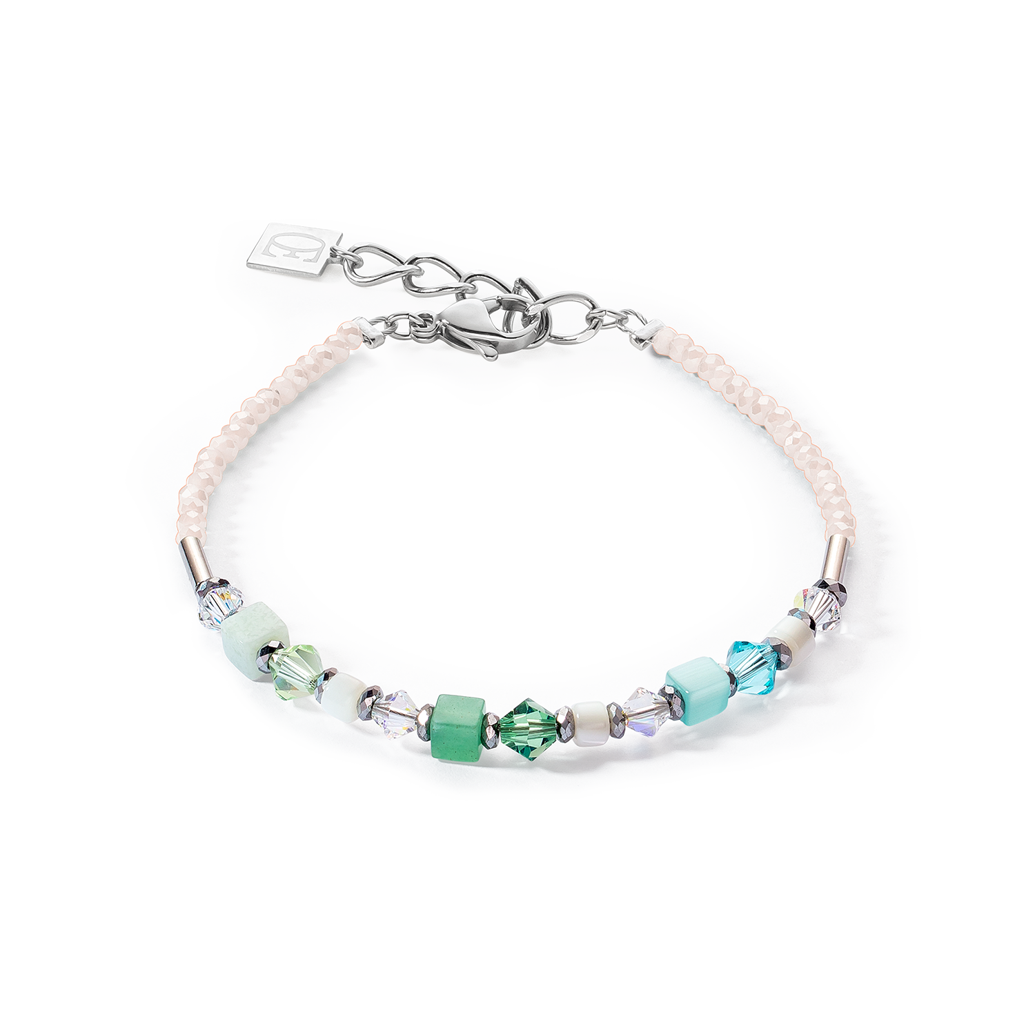 Bracelet Princess Shape Mix vert menthe