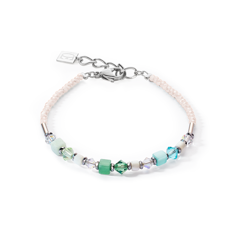 Bracelet Princess Shape Mix vert menthe