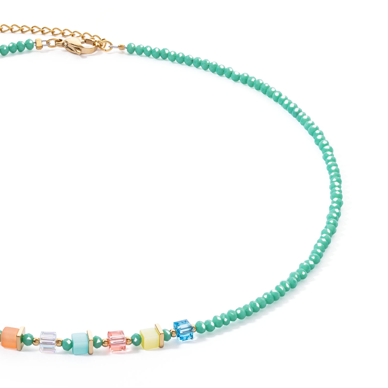 Collier Joyful Colours vert-multicolore