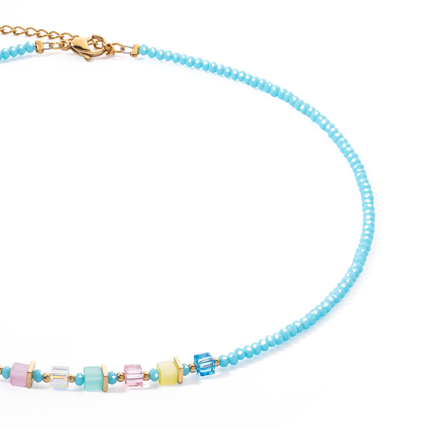 Collier Joyful Colours turquoise-multicolore