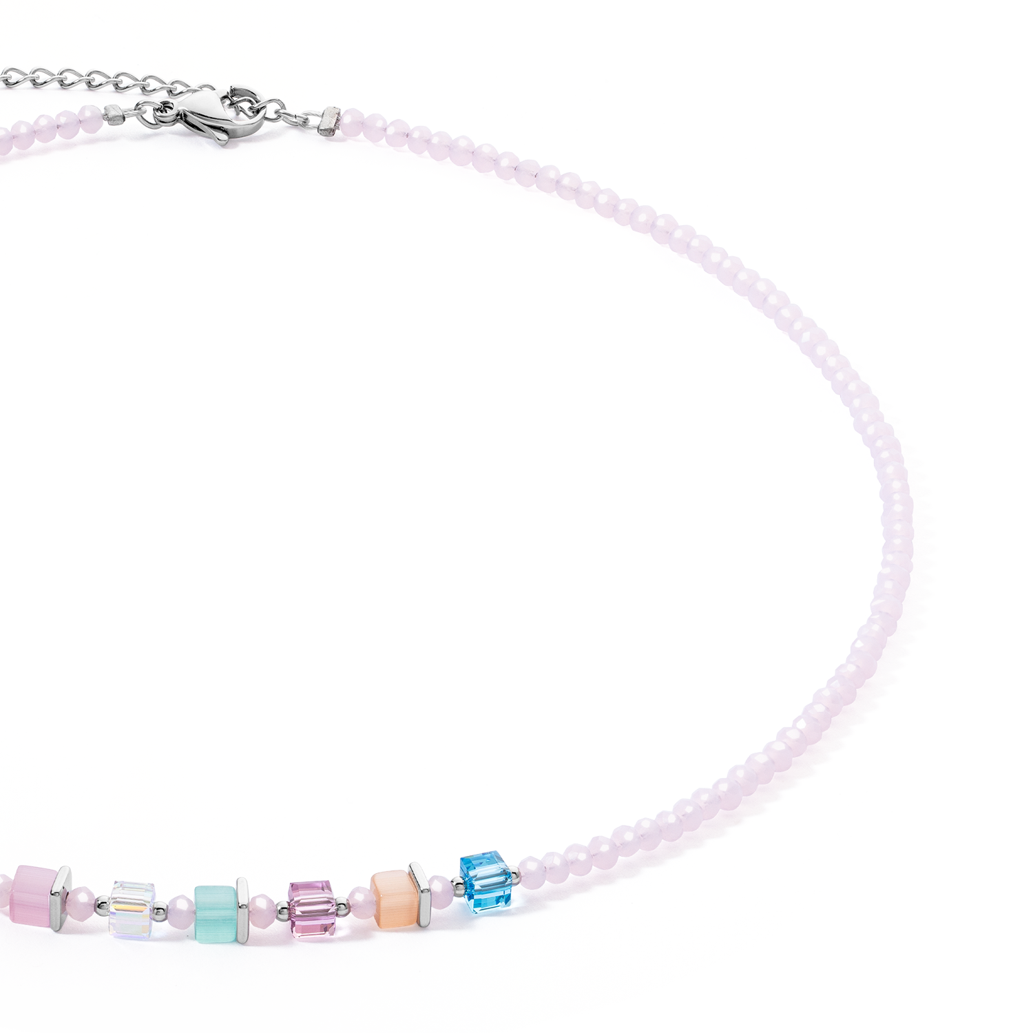 Collier Joyful Colours rose multicolore