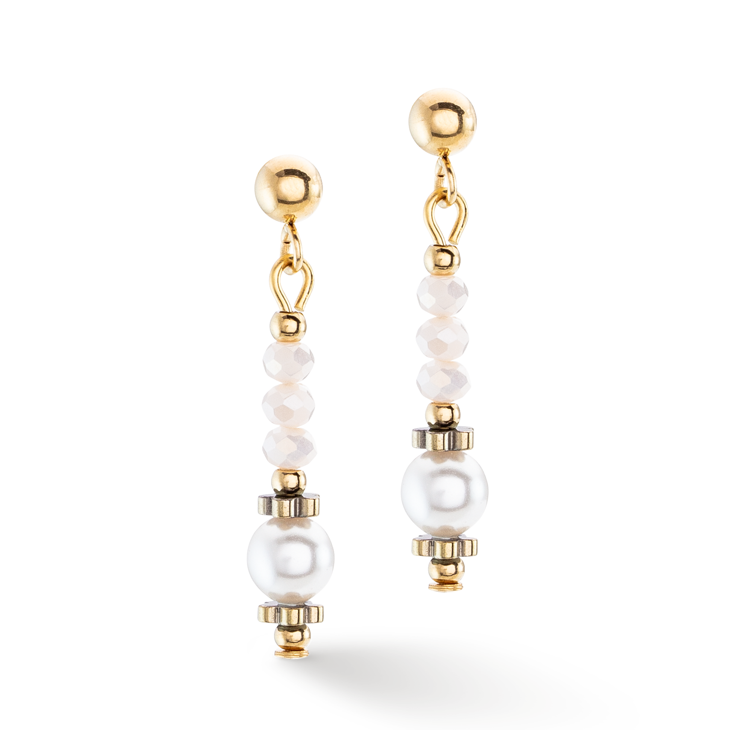 Boucles d'oreilles Little Twinkle Pearl Mix blanc