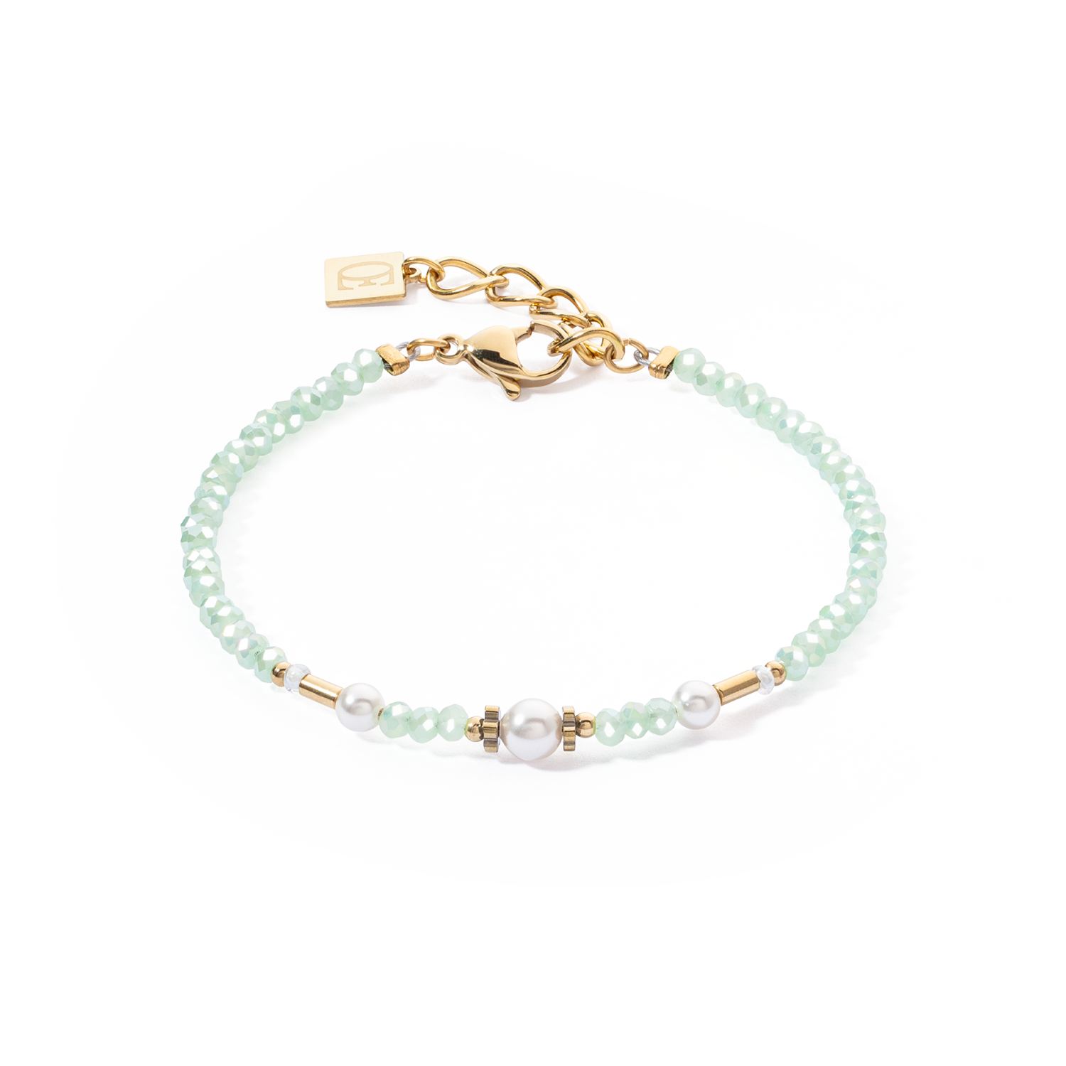 Bracelet Little Twinkle Pearl Mix vert clair