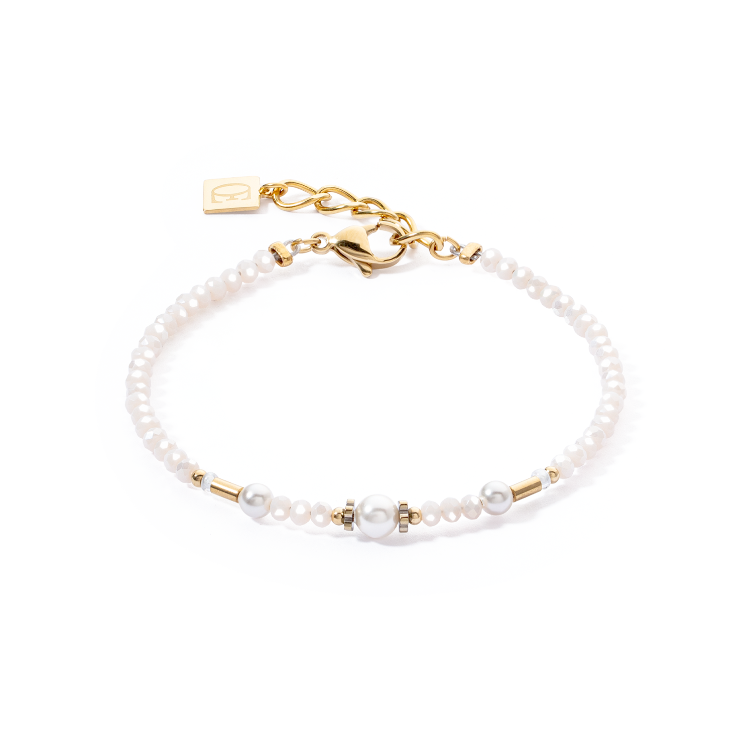 Bracelet Little Twinkle Pearl Mix blanc