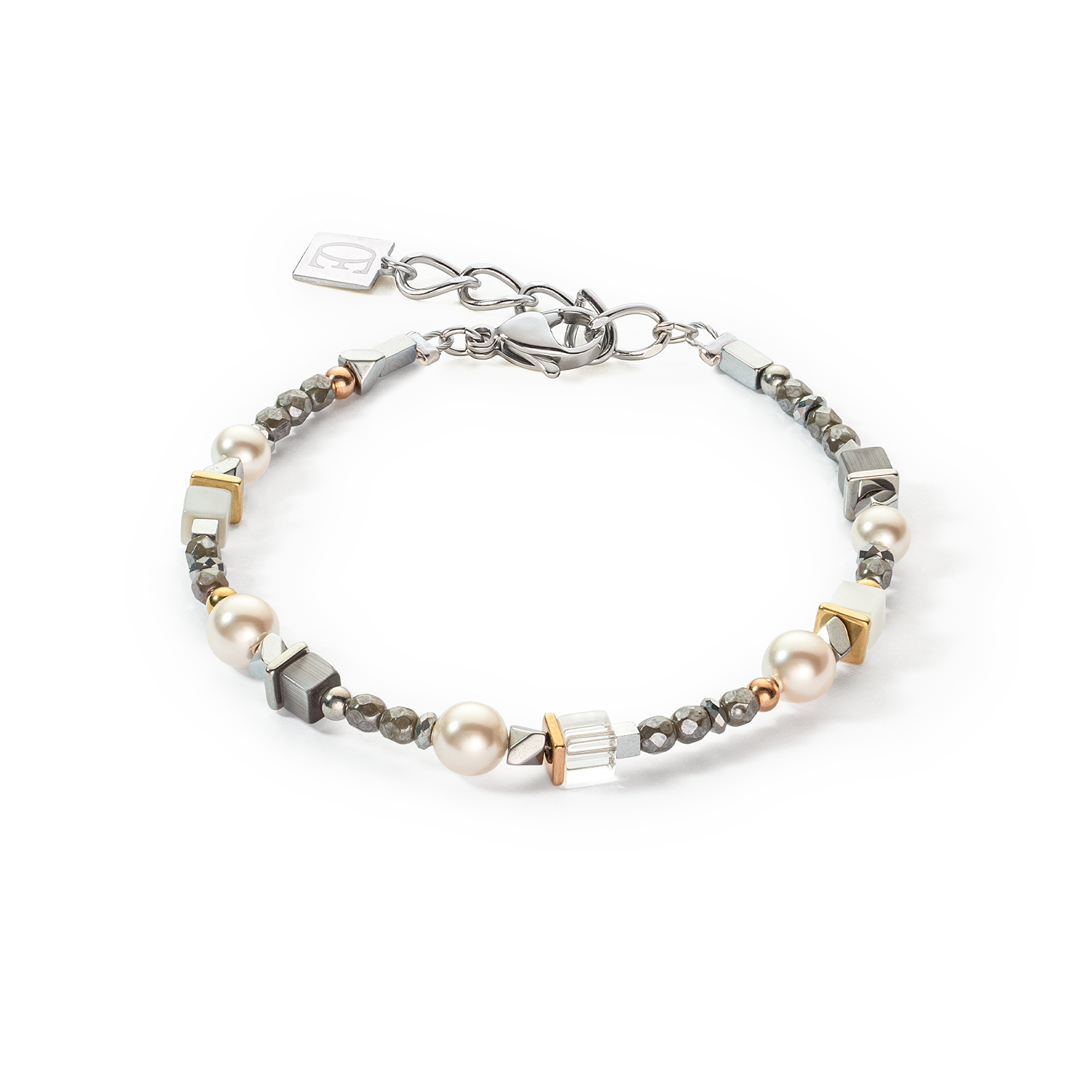 Bracelet Classic Layer argent gris