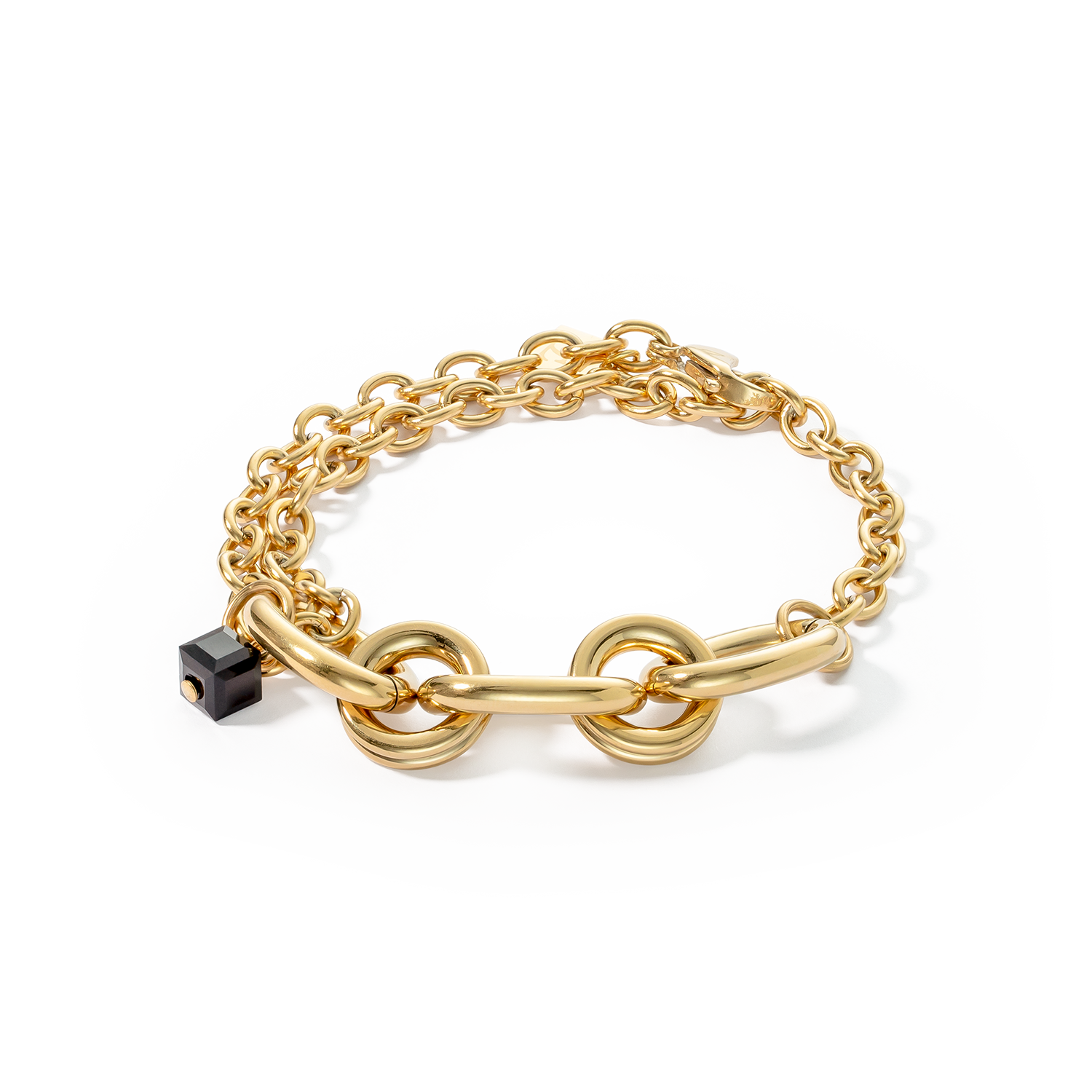 Bracelet Chunky Chain or-noir