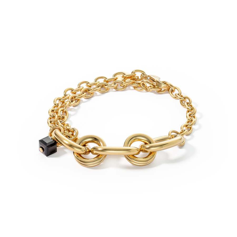 Bracelet Chunky Chain or-noir