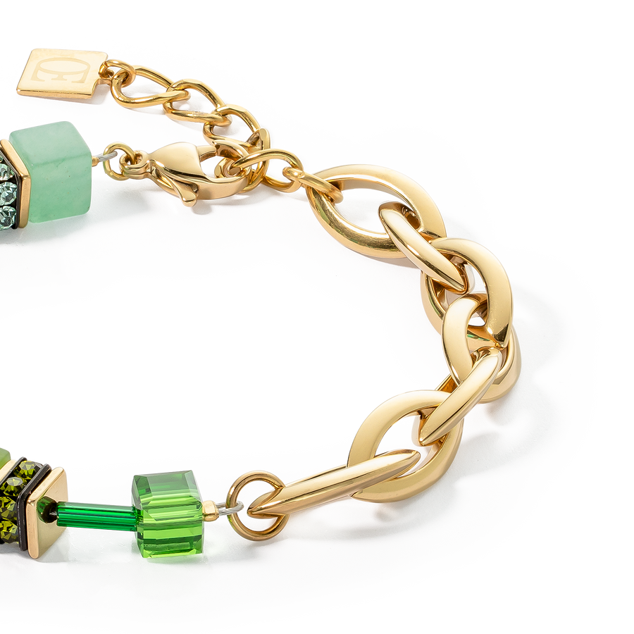 Bracelet GeoCUBE® Festive Layer or-vert