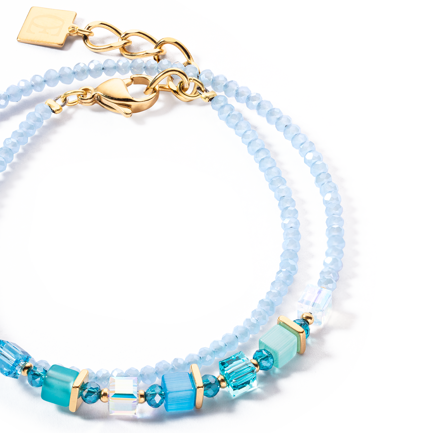 Joyful Colours Wrap bracelet or turquoise