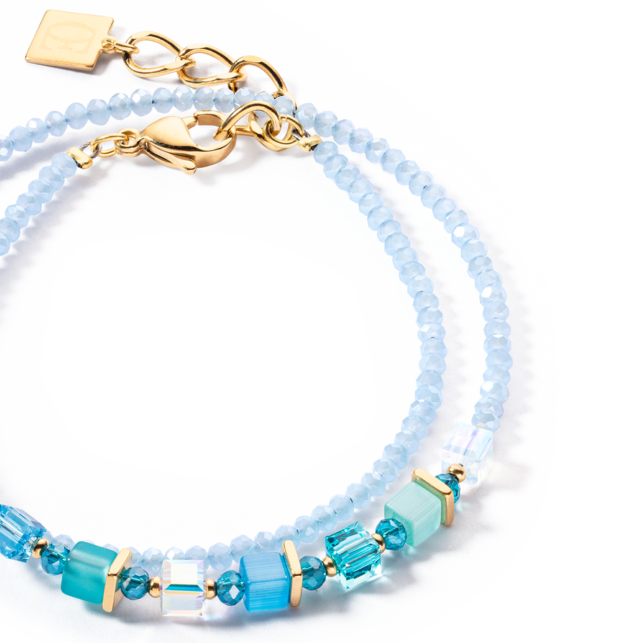 Joyful Colours Wrap bracelet or turquoise