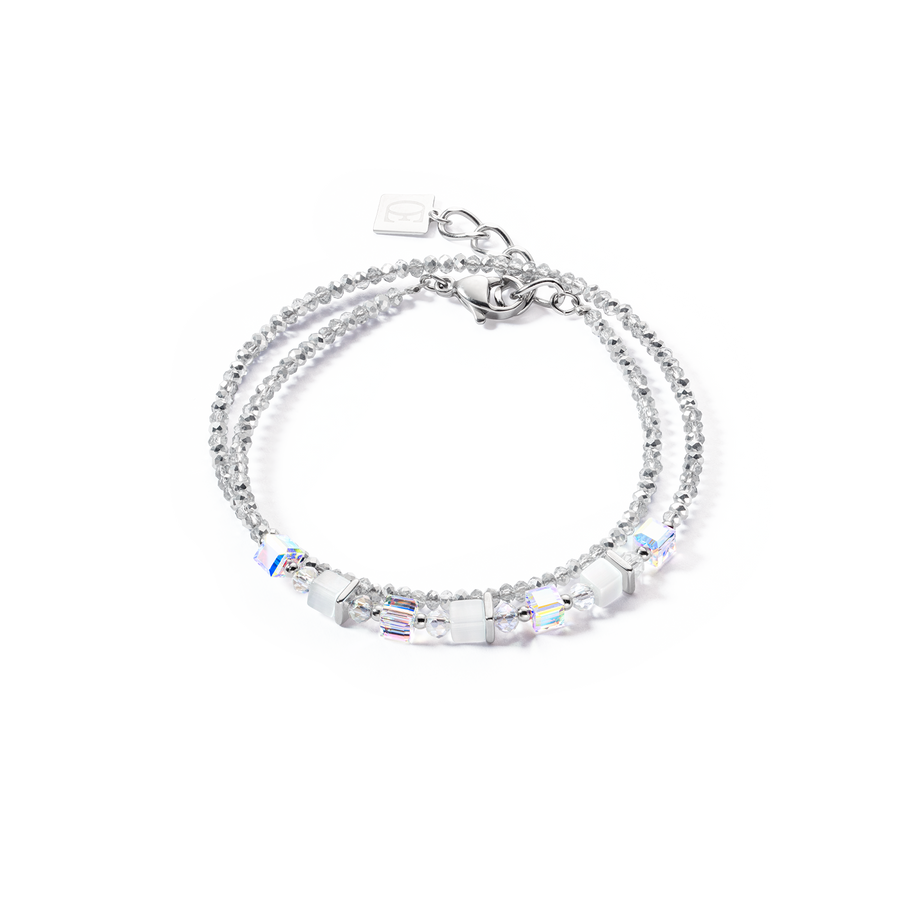 Joyful Colours Wrap bracelet argent blanc