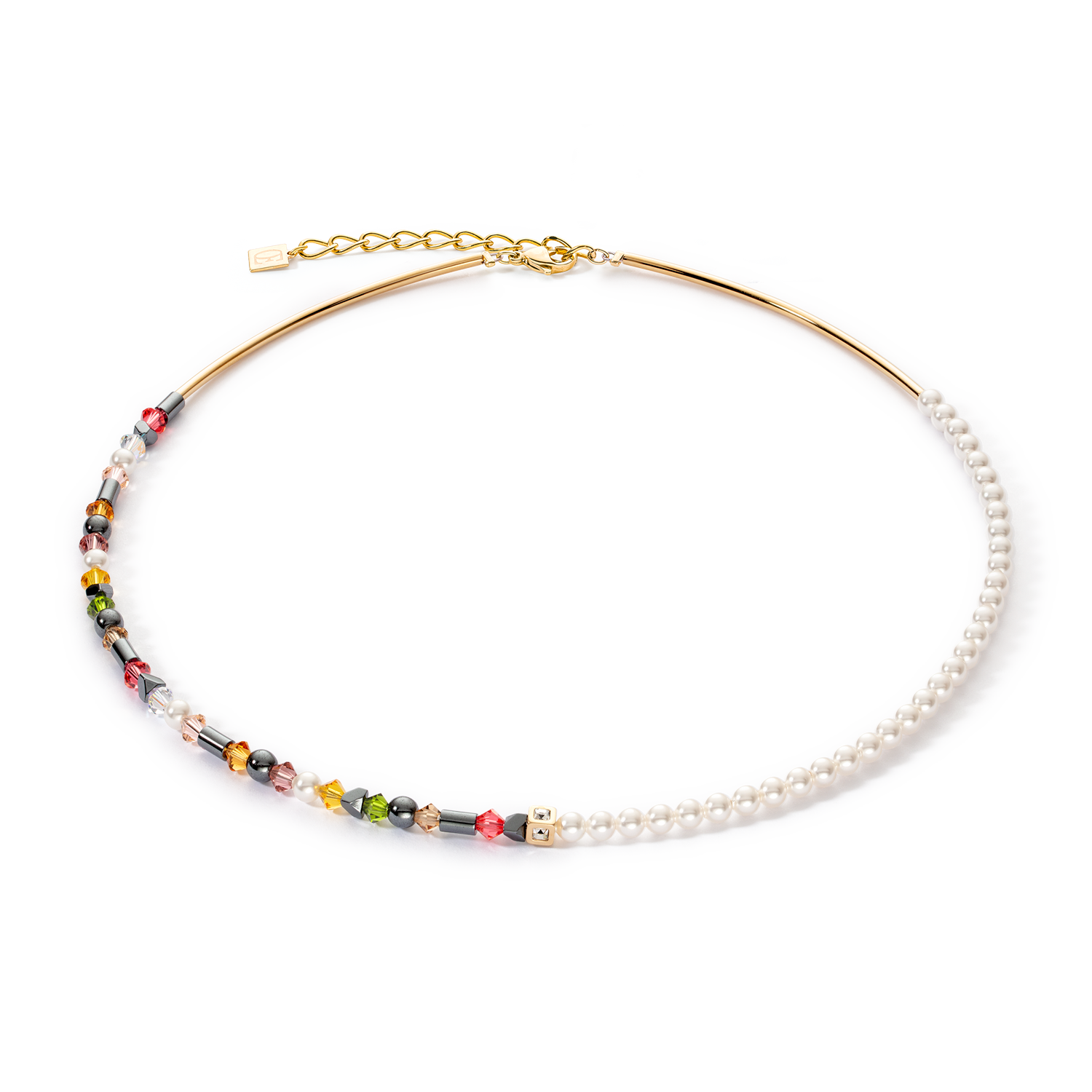 Collier Princess pearls Asymétrie Indian Summer