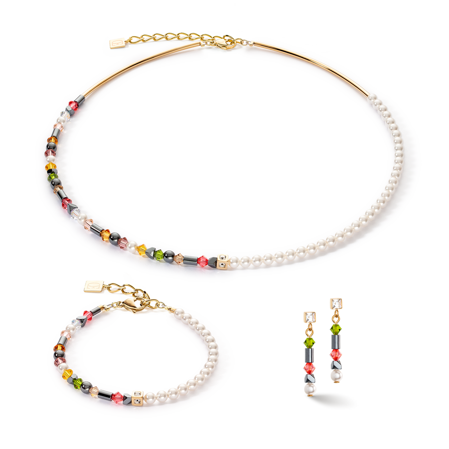 Collier Princess pearls Asymétrie Indian Summer