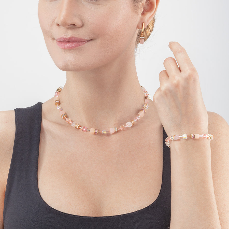 Bracelet GeoCUBE® Iconic Precious rose clair