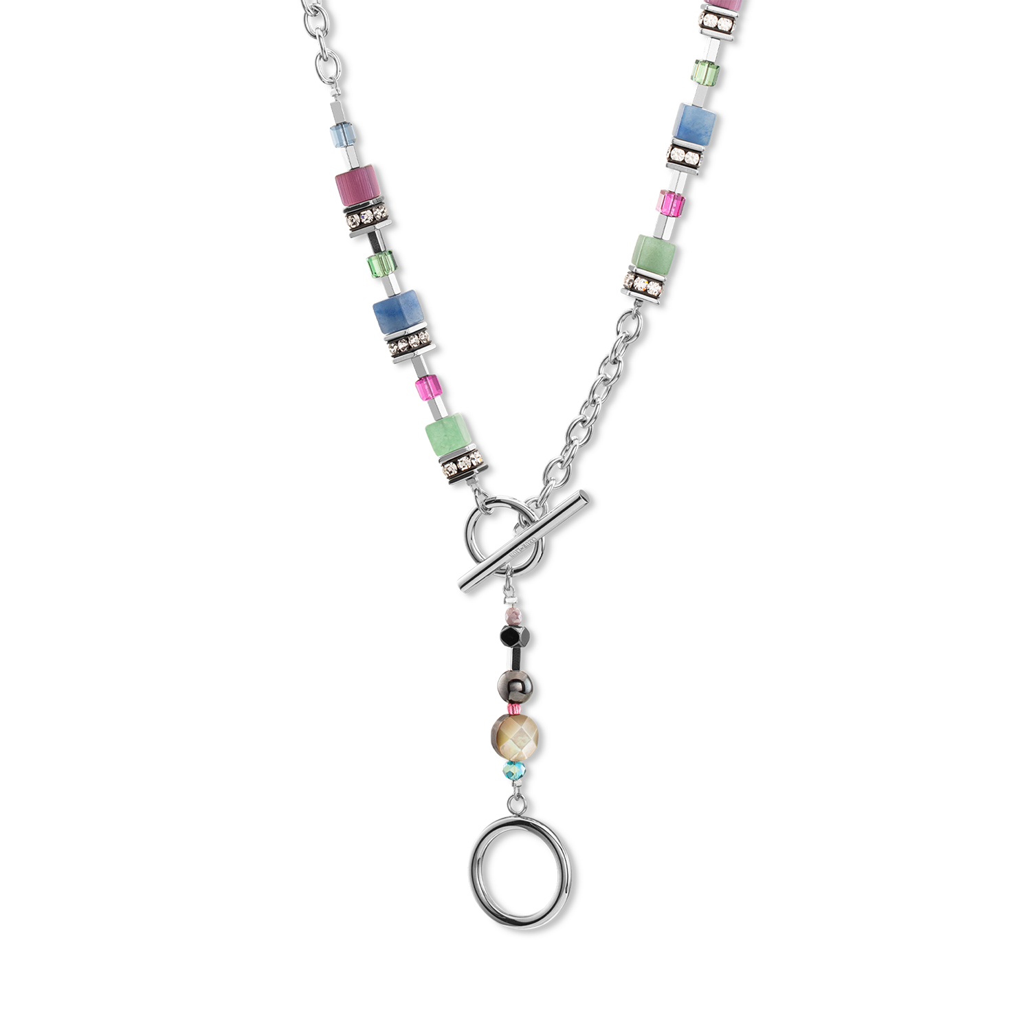 Collier GeoCUBE® Fusion Multicolore Gemstone