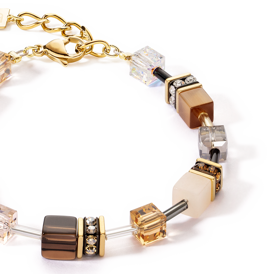 Bracelet GeoCUBE® Iconic Precious brun