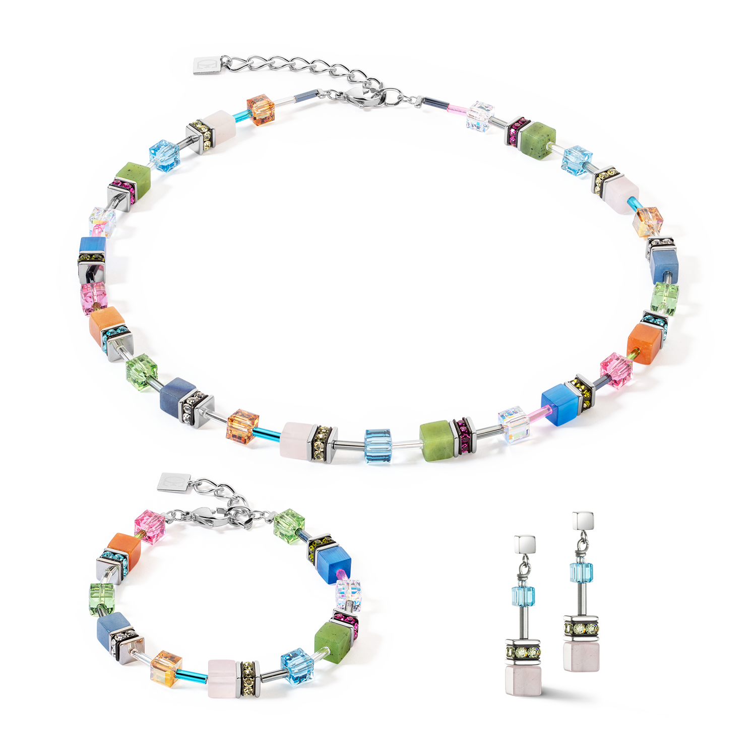 Bracelet GeoCUBE® Iconic Precious multicolour boho