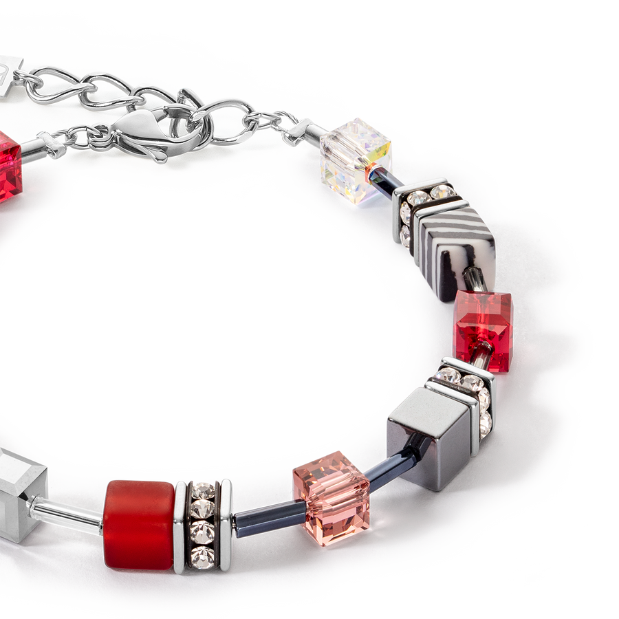 Bracelet GeoCUBE® Iconic 50 cm rouge
