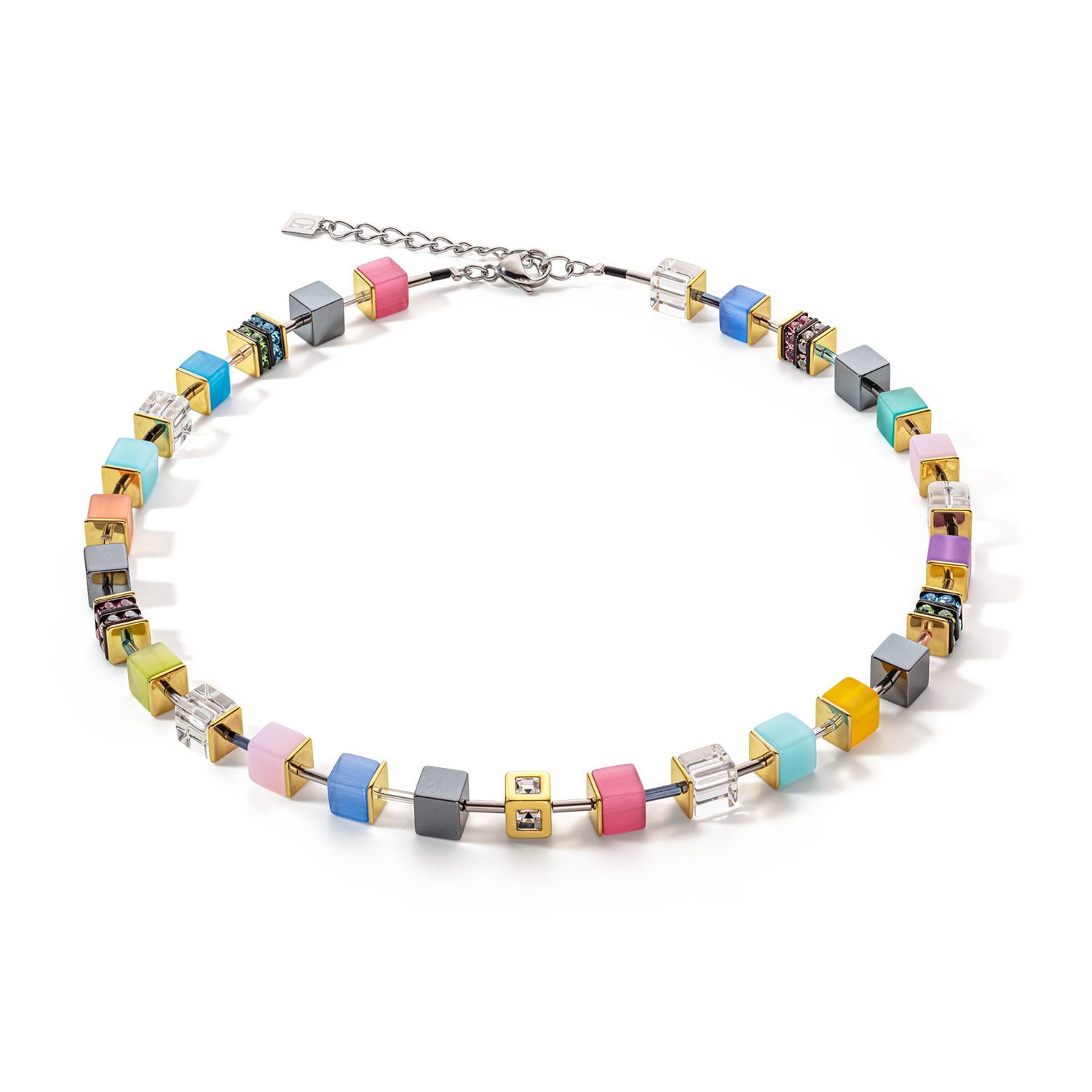 Collier Cube Story Statement multicolor spring